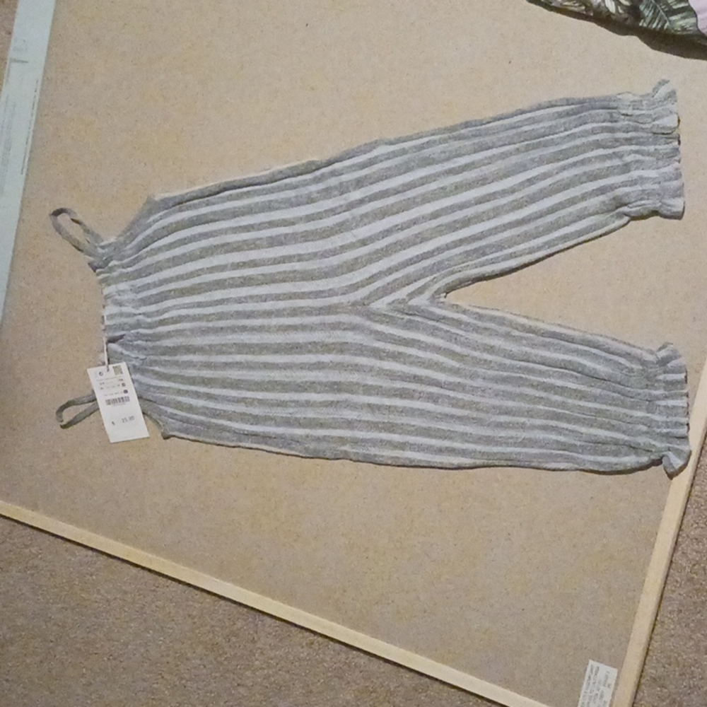 Zara, blue/black striped, jumper. Size 3/4